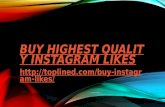 Buy highest quality instagram likes