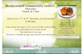 Snack and Chat Worcexter Community Trust