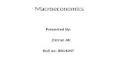Macroeconomics issues by zimran ali