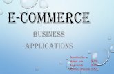 Some E-commerce Applications