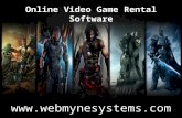 Best online video game rental software