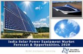 India Solar Power Equipment Market Forecast and Opportunities, 2020