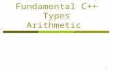 02a   fundamental c++ types, arithmetic