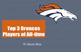 Top 3 Broncos Players of All-time
