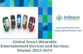 Global Smart Wearable Entertainment Devices and Services Market 2015-2019
