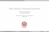 Data Intensive Computing Frameworks