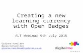 ALT Open Badges Presentation
