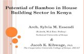 Potential of bamboo in house building sector in kenya