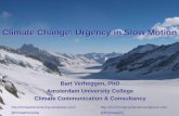 1.2 Climate change: urgency in slow motion (B.Verheggen)