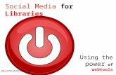 Social media for libraries
