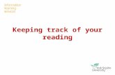 Keeping track of your reading