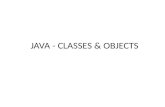 Classes objects