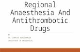Regional anaesthesia and antithrombotic