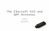 The elecraft kx3 and qrp antennas