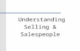 Understanding sales people