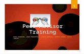 Training for peer advisors 1