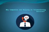 Why Companies are Relying on Telemarketing Services