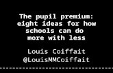 The pupil premium: eight ideas for how schools can do more with less