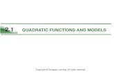 Modeling with Quadratics