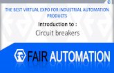 Circuits breakers for industrial automation and process controling