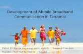 Dr. Chitamu_Mobile broadband development in Tanzania_ENhANCE Telecom Forum 13/01/2015