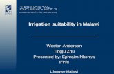 Irrigation suitability in Malawi