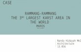 Study Case-analyse Ecotourism Object of Rammang rammang,  Maros-South  Sulawesi