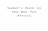 Sudan's Role in the War for Africa