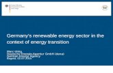 Germany's renewable energy sector in the context of energy transition