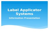 Label Applicators