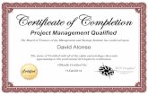 Project Management Qualified