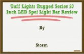 Tuff Lights Rugged Series 20 Inch LED Spot Light Bar Review