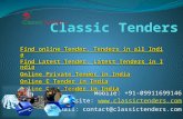 Find online Tender, Tenders in all India