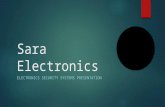 Sara electronics presentation