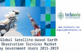 Global Satellite-based Earth Obervation Services Market by Government Users 2015-2019