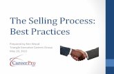 Sales Best Practices Presentation - Ken Wood 052015