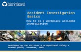 Accident Investigation - WISHA