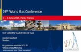 World Gas Conference - Teradata - Presentation