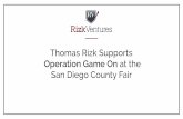 Thomas Rizk | Operation Game On San Diego