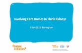 Involving care homes in Think Kidneys