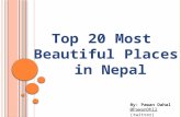 Beautiful places in nepal