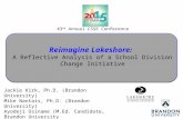 Reimagine Lakeshore: A Reflective Analysis of a School Division Change Initiative
