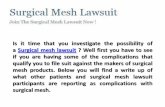 Surgical mesh lawsuit