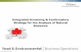 An Integrated Strategy for Natural Biotoxin analysis - Waters Corporation - Food Safety