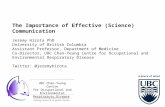 Jeremy Hirota: The Importance of Effective (Science) Communication