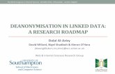 Deanonymisation in Linked Data: A Research Roadmap
