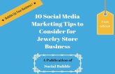 10 social media marketing tips to consider for jewelry store business