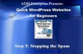Quick WordPress Websites for Beginners: Step 5
