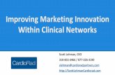 Improving marketing innovation within clinical networks