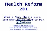 Beyond Health Reform 2.0: What's Next